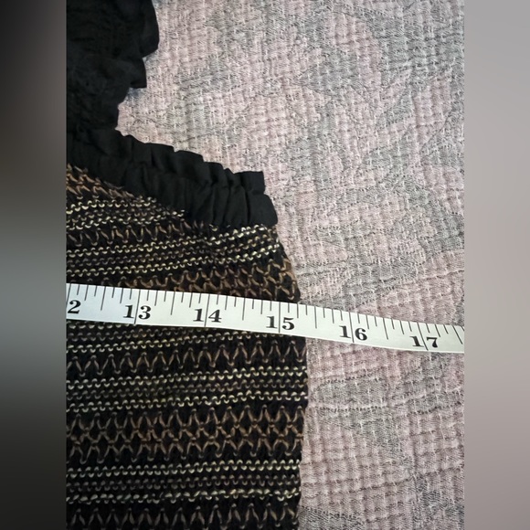 NWT JCrew Factory Smocked tiered mini dress - Picture 5 of 7